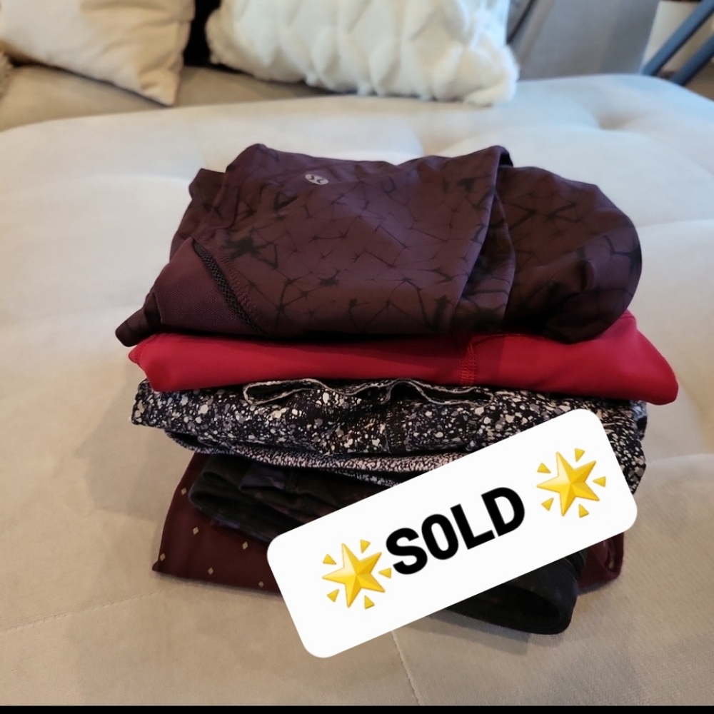 🌟Lululemon Mid High Rise Athletic Pants